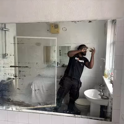 Real job in progress, not a stock photo